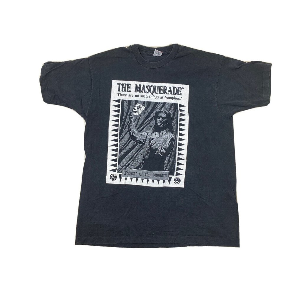 Vintage 90s the Masquerade theater of the vampire Single Stitch T-Shirt Sz XL